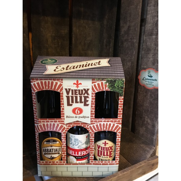 Coffret Estaminet maison, bieres artisanales, locales et traditionnelles du  nord pas de calais