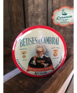 Boite ronde de Bétises de Cambrai à la Menthe 75g