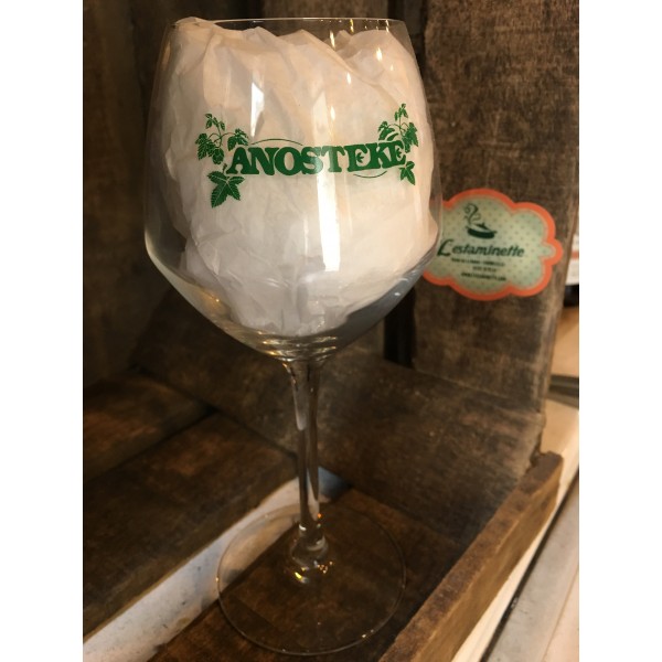 Verre à biere Anosteke, original du nord pas de calais