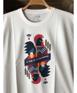 T-Shirt La Fière (blanc) Le Gallodrome T-Shirt La Fière (blanc) Le Gallodrome