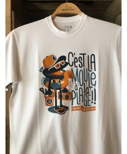 T-shirt homme "C'est la moule à la plage" Le Gallodrome T-shirt homme "C'est la moule à la plage" Le Gallodrome