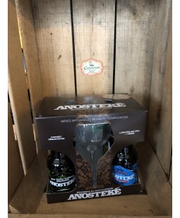 Coffret 4 Anosteke 33cl + Verre Coffret 4 Anosteke 33cl + Verre