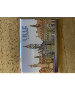Magnet Lille Grand Place Pastel