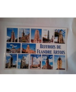 Carte Postale Beffrois de Flandre Artois Carte Postale Beffrois de Flandre Artois